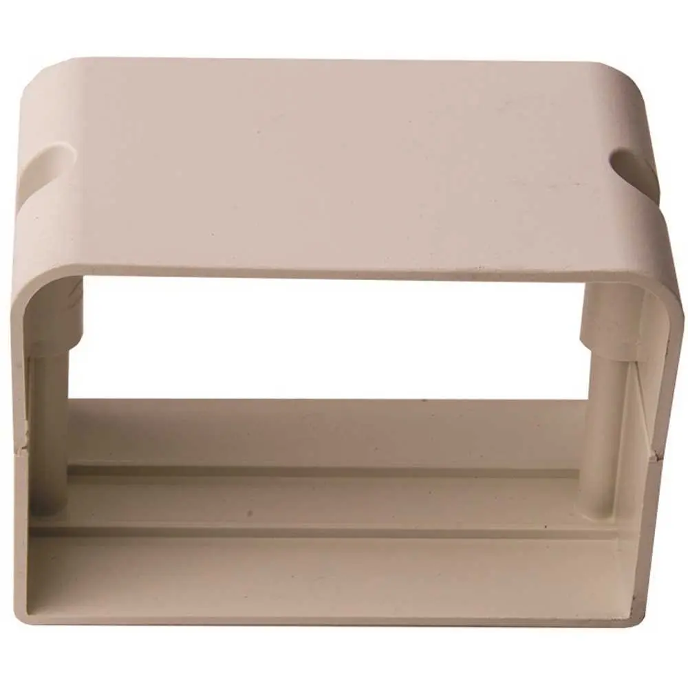 Diversitech SpeediChannel 4 in. PVC Union Coupling for Ductless Mini-Split Line-Set Cover System in White 230-CP4 Diversitech SpeediChannel 4 in. PVC Union Coupling for Ductless Mini-Split Line-Set Cover System in White 230-CP4