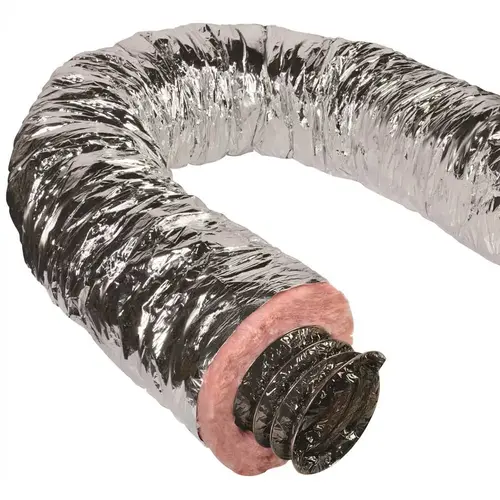 16 in. x 25 ft. Insulated Flexible Duct R8 Silver Jacket 16 in. x 25 ft. Insulated Flexible Duct R8 Silver Jacket