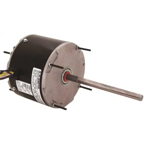 4-IN-1 HEATMASTER CONDENSER FAN MOTOR, 5-5/8 IN., 208 - 230 VOLTS, 3.6 AMPS, 1/2 - 1/5 HP, 1,075 RP Black 4-IN-1 HEATMASTER CONDENSER FAN MOTOR, 5-5/8 IN., 208 - 230 VOLTS, 3.6 AMPS, 1/2 - 1/5 HP, 1,075 RP Black