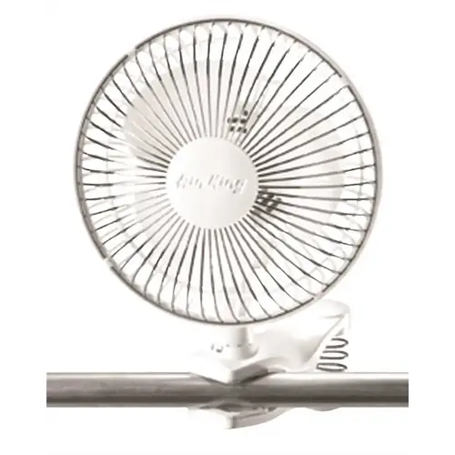 6 in. Clip on 2-Speed Commercial Grade Desk Fan with Adjustable Head Gray 6 in. Clip on 2-Speed Commercial Grade Desk Fan with Adjustable Head Gray