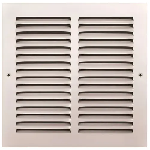 10 in. x 10 in. White Stamped Return Air Grille 10 in. x 10 in. White Stamped Return Air Grille