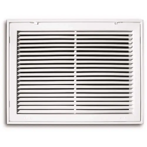 30 in. x 20 in. White Fixed Bar Return Air Filter Grille 30 in. x 20 in. White Fixed Bar Return Air Filter Grille