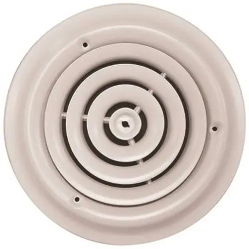 8 in. White Round Ceiling Diffuser (Duct Opening Measurement) 8 in. White Round Ceiling Diffuser (Duct Opening Measurement)