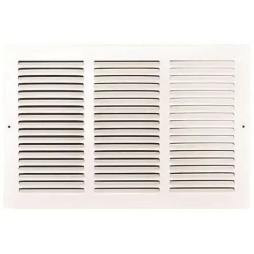 16 in. x 10 in. White Stamped Return Air Grille 16 in. x 10 in. White Stamped Return Air Grille