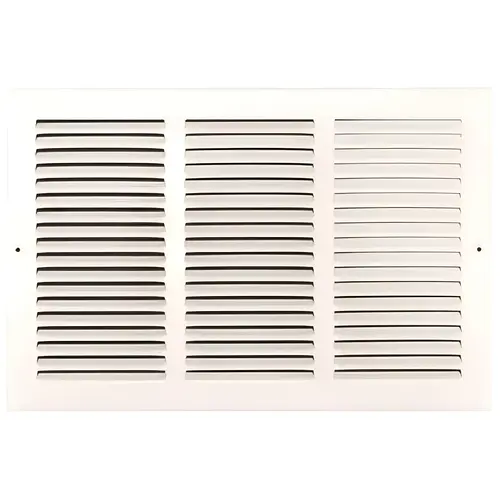 16 in. x 10 in. White Stamped Return Air Grille 16 in. x 10 in. White Stamped Return Air Grille