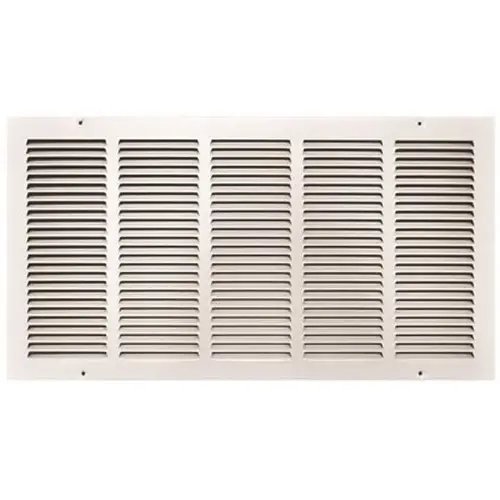 24 in. x 12 in. White Stamped Return Air Grille 24 in. x 12 in. White Stamped Return Air Grille