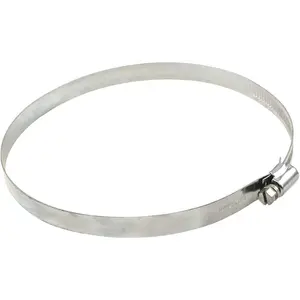 Everbilt MC6HD 6 in. Galvanized Steel Worm Gear Clamp Silver