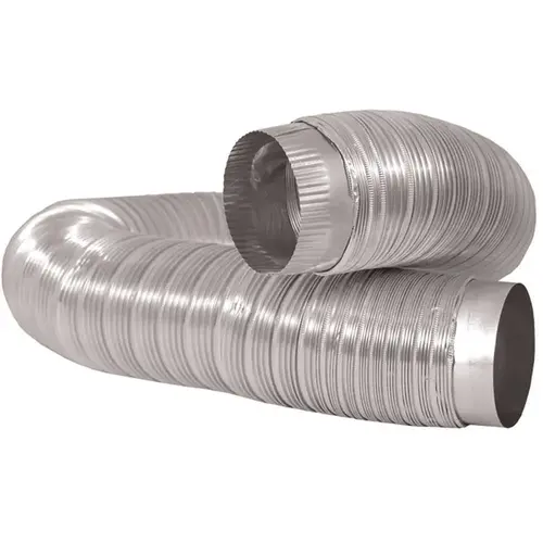 4 in. x 6 ft. Semi-Rigid Aluminum Duct with Collars 4 in. x 6 ft. Semi-Rigid Aluminum Duct with Collars