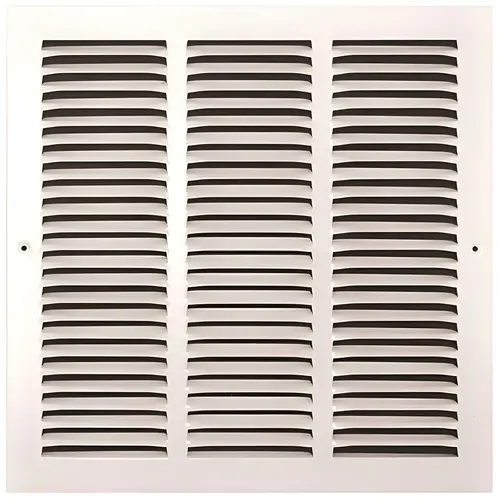 14 in. x 14 in. White Stamped Return Air Grille 14 in. x 14 in. White Stamped Return Air Grille