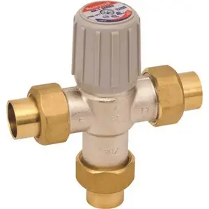 Honeywell AM101-US-1LF Lead-Free Water Heater Thermostatic Mixing Valve Bronze