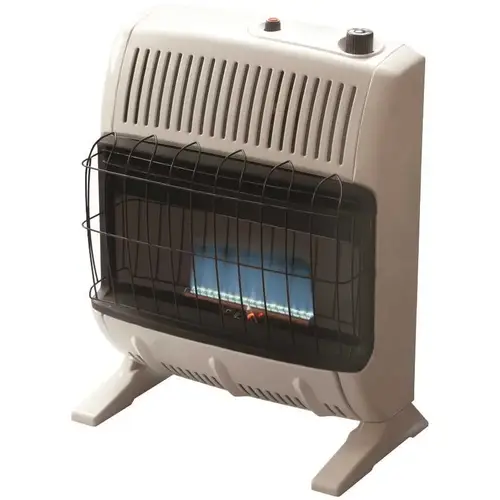 20000 BTU Vent-Free Blue Flame Natural Gas Heater with Thermostat and Blower Off-White 20000 BTU Vent-Free Blue Flame Natural Gas Heater with Thermostat and Blower Off-White
