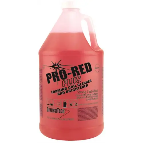 1 Gal. Pro-Red Plus Non-Acid Foaming Outdoor Condenser Coil Cleaner, Extra Heavy-Duty - pack of 4 1 Gal. Pro-Red Plus Non-Acid Foaming Outdoor Condenser Coil Cleaner, Extra Heavy-Duty - pack of 4