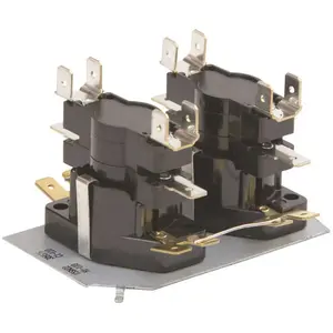 EMERSON - WHITE RODGERS 24A34-6 Emerson 24-Volt 4 Switches Electric Heat Sequencer, 2 Timings