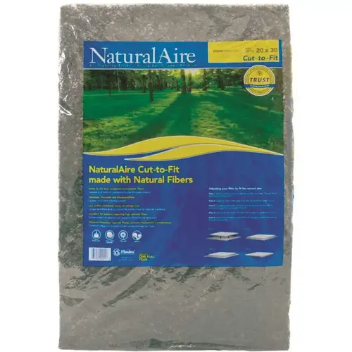 20 in. x 30 in. x 1 Permaire Smilie Cut to Fit MERV 4 Air Filter - pack of 6 20 in. x 30 in. x 1 Permaire Smilie Cut to Fit MERV 4 Air Filter - pack of 6