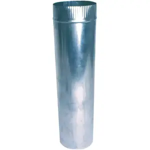 Master Flow NU26CP4X24-5PK 4 in. x 24 in. 26-Gauge Round Duct Pipe