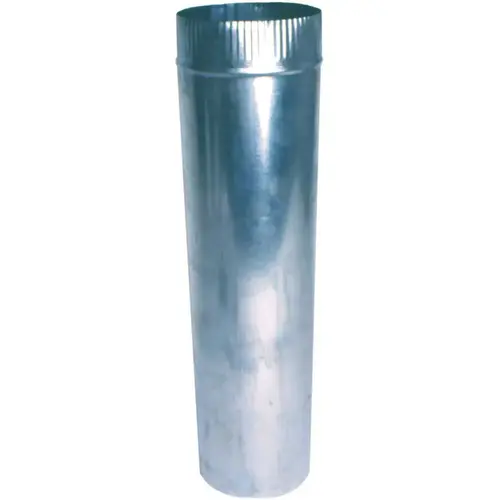 4 in. x 24 in. 28-Gauge Round Duct Pipe