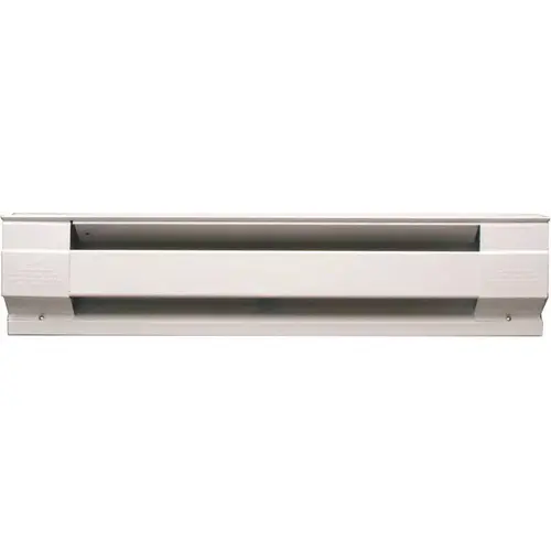 96 in. 2,000-Watt 240/208-Volt Electric Baseboard Heater in White