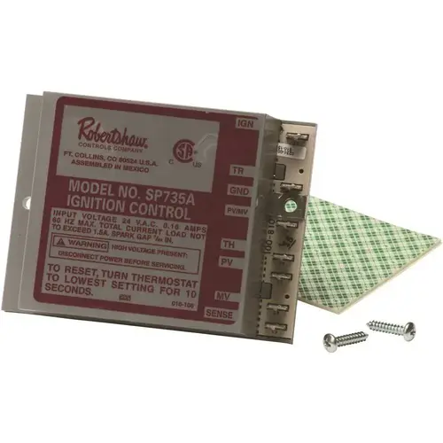 Lockout Ignition Module For Flame Rectification SP735a & SP735 Lockout Ignition Module For Flame Rectification SP735a & SP735