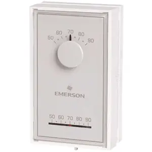Emerson 1E30N-910 Mercury Free Mechanical Thermostat Classic White