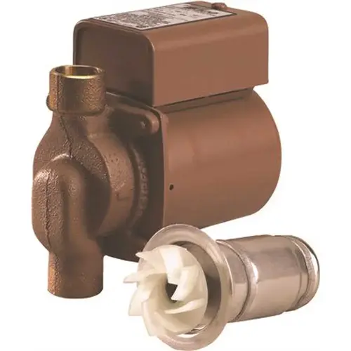 3/4 in. Bronze Cartridge Circulator , Sweat 1/4 HP 3/4 in. Bronze Cartridge Circulator , Sweat 1/4 HP
