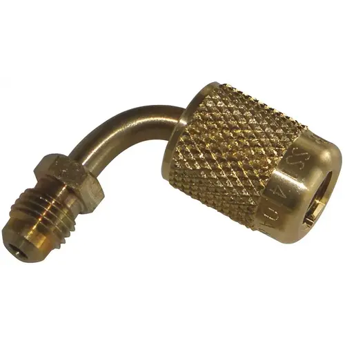 Quick Seal Fitting Adapter 90a degree 1/4 in Brass Quick Seal Fitting Adapter 90a degree 1/4 in Brass