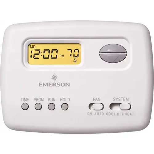 70 Series 5-2 Day Single Stage Programmable Thermostat White