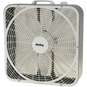 Air King 9723 Stationary 20 in. 3-Speed Box Fan Commercial Grade (120-Volt) Gray