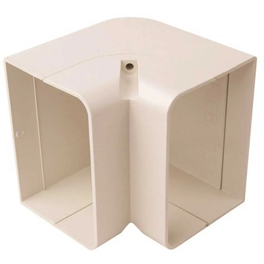 Diversitech SpeediChannel 4 in. 90-Degree Inside Elbow for Ductless Mini-Split Line-Set Cover System White 230-EB4 Diversitech SpeediChannel 4 in. 90-Degree Inside Elbow for Ductless Mini-Split Line-Set Cover System White 230-EB4