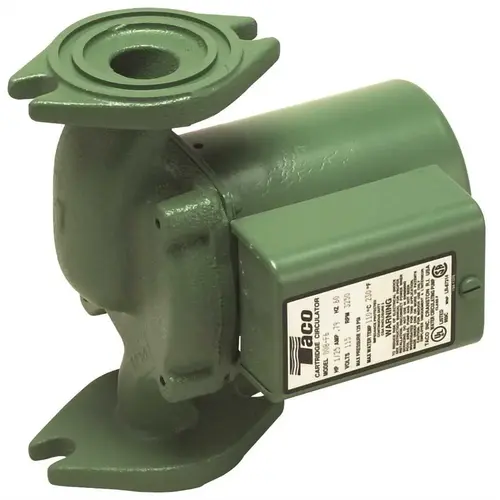 Cast Iron Cartridge Circulator Flanged 1/25 HP Green Cast Iron Cartridge Circulator Flanged 1/25 HP Green