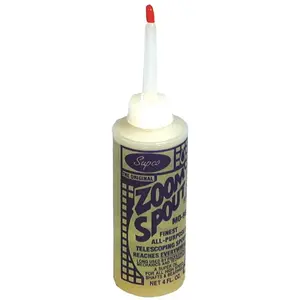 SUPCO MO98 4 Oz Zoom Spout All-Purpose Oil, Paraffin-Based, 7" Flexible Spout