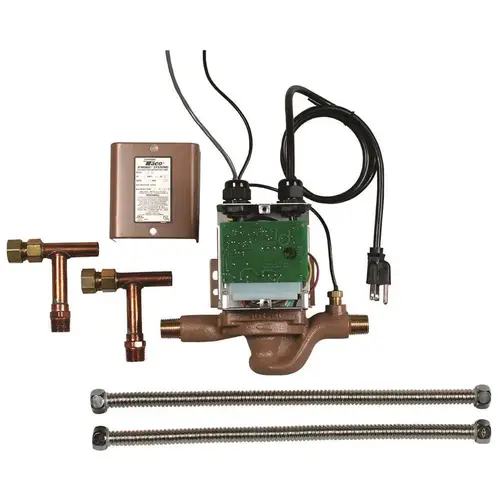 1/25 HP Circulator Pump with Plumbing Kit Green
