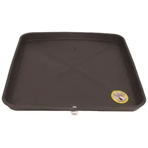 Diversitech 6-3060L Secondary Condensate Drain Pan 30x60x2 in. Black