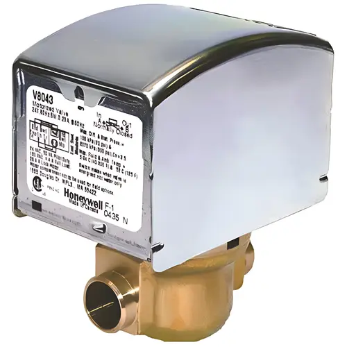 24 Volt Hydronic Zone Valve With 3/4" Connections Spst End Switch 24 Volt Hydronic Zone Valve With 3/4" Connections Spst End Switch