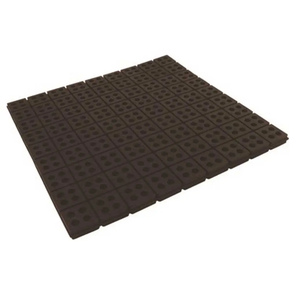 Diversitech 18 in. x 18 in. x 3/4 in. ISO-Cube Anti Vibration Pad Black ISO-18