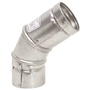 SELKIRK 103222 GAS VENT TYPE B, 3 IN. X 45/60 DEG ADJUSTABLE ELBOW Gray