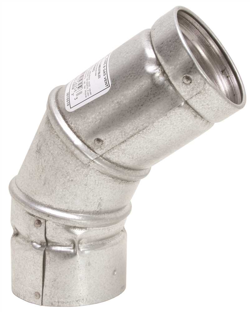 SELKIRK 103222 GAS VENT TYPE B, 3 IN. X 45/60 DEG ADJUSTABLE ELBOW Gray