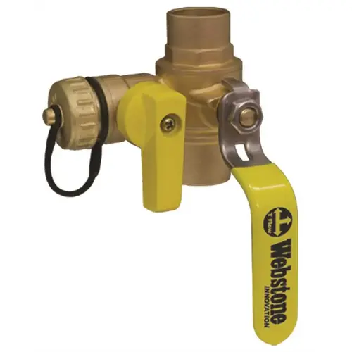 BALL DRAIN VALVE, 3/4 IN. SWEAT Brass