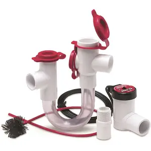 RectorSeal 83626 Ez Trap 1.5 GPM 3/4 in. Condensate Trap and Overflow Switch Combo Kit White