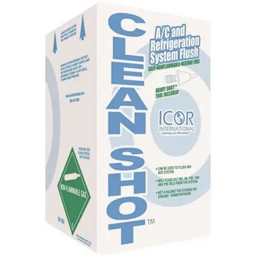 Cleanshot AC and Refrigeration System Flush with Handy Shot Tool, 5 lbs. Cylinder White Cleanshot AC and Refrigeration System Flush with Handy Shot Tool, 5 lbs. Cylinder White