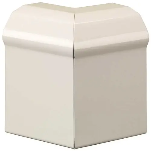 Fine/Line 30 90 Degree Outside Corner for Baseboard Heaters in Nu White