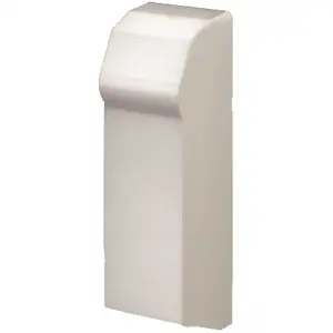 Slant/Fin 101-431 Fine/Line 30 2 in. Right End Cap Non-Hinged for Baseboard Heaters in Nu White Nu-white