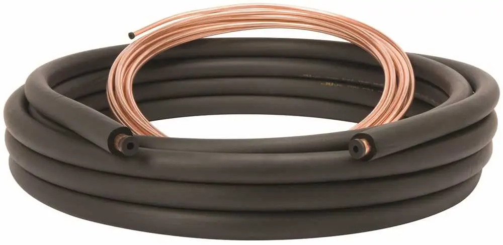 Mueller Industries 3/8 in. x 7/8 in. x 1/2 in. x 50 ft. Air Conditioner Line Set 61420500