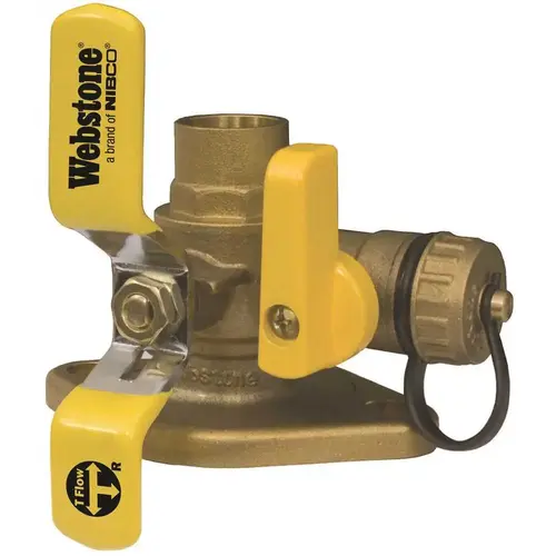 1 in. SWT Lead Free Isolator Ball Flange Valve with Multi-Function Drain and Rotating Flange 1 in. SWT Lead Free Isolator Ball Flange Valve with Multi-Function Drain and Rotating Flange