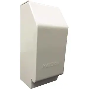 HAYDON HB750-LE Heat Base 750 3 in. Left-Hand End Cap for Haydon Baseboard Heaters White