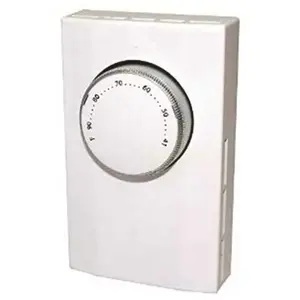 King Technology K102 Line Voltage Double Pole Mechanical Bi-Metal Thermostat in White