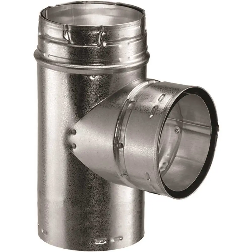 DuraVent 5 in. Dia x 8.25 in. Gas Vent Standard Tee 5GVT