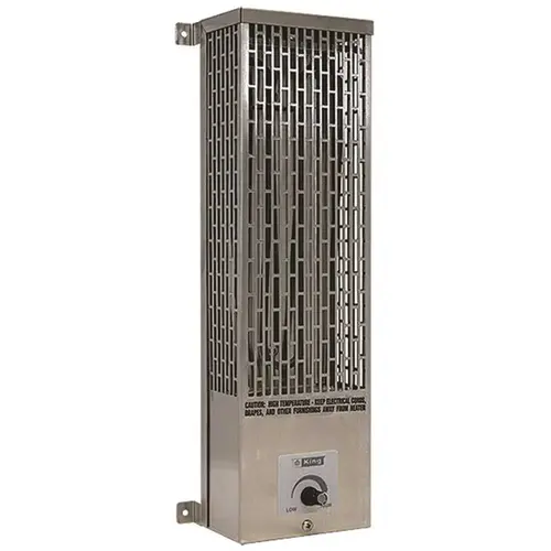 17 in. 120-Volt 1000-Watt Pump House Heater Stainless Steel
