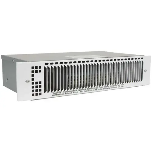 KT 120-Volt 1500-Watt Multi-Watt Electric Kick Space Heater, White