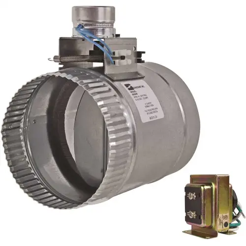 6 in. Motorized Adjustable Damper, Open