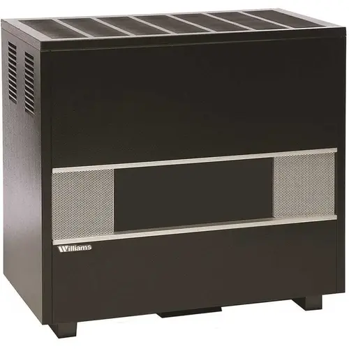 50,000 BTU Fireplace Front Liquid Propane Gas Room Heater with Blower Black